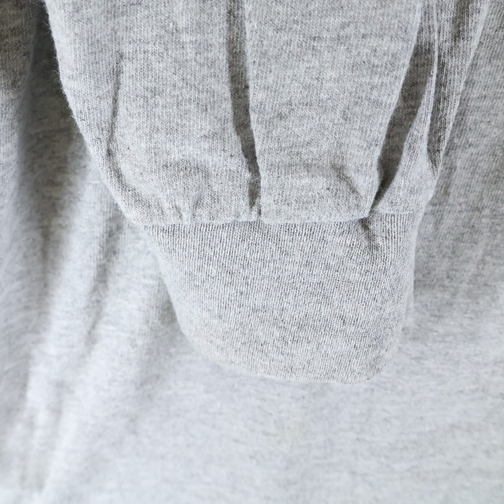 NO BRAND(ノーブランド) HELLOS EXTRAFINE フロントプリント 長袖TシャツロンT カットソー グレー