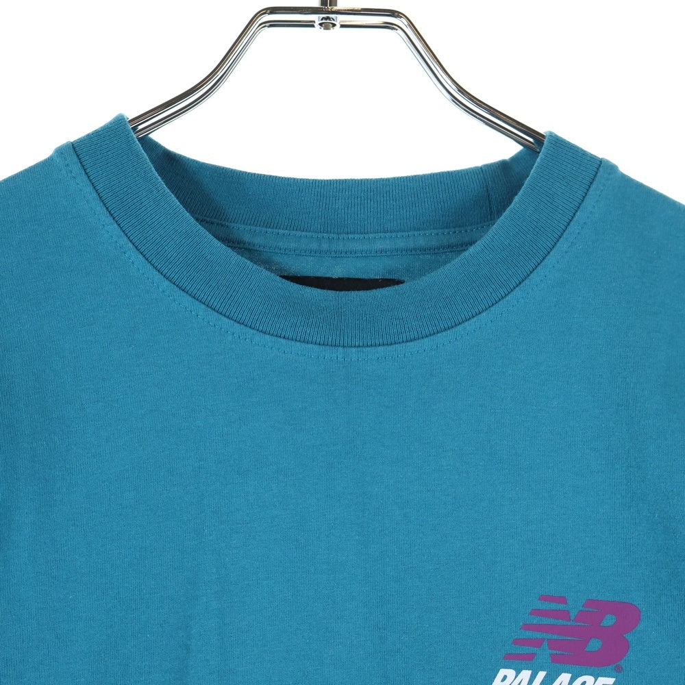 Palace Skateboards(パレススケートボーズ) ×New Balance フロントロゴ 半袖Tシャツカットソー ブルー