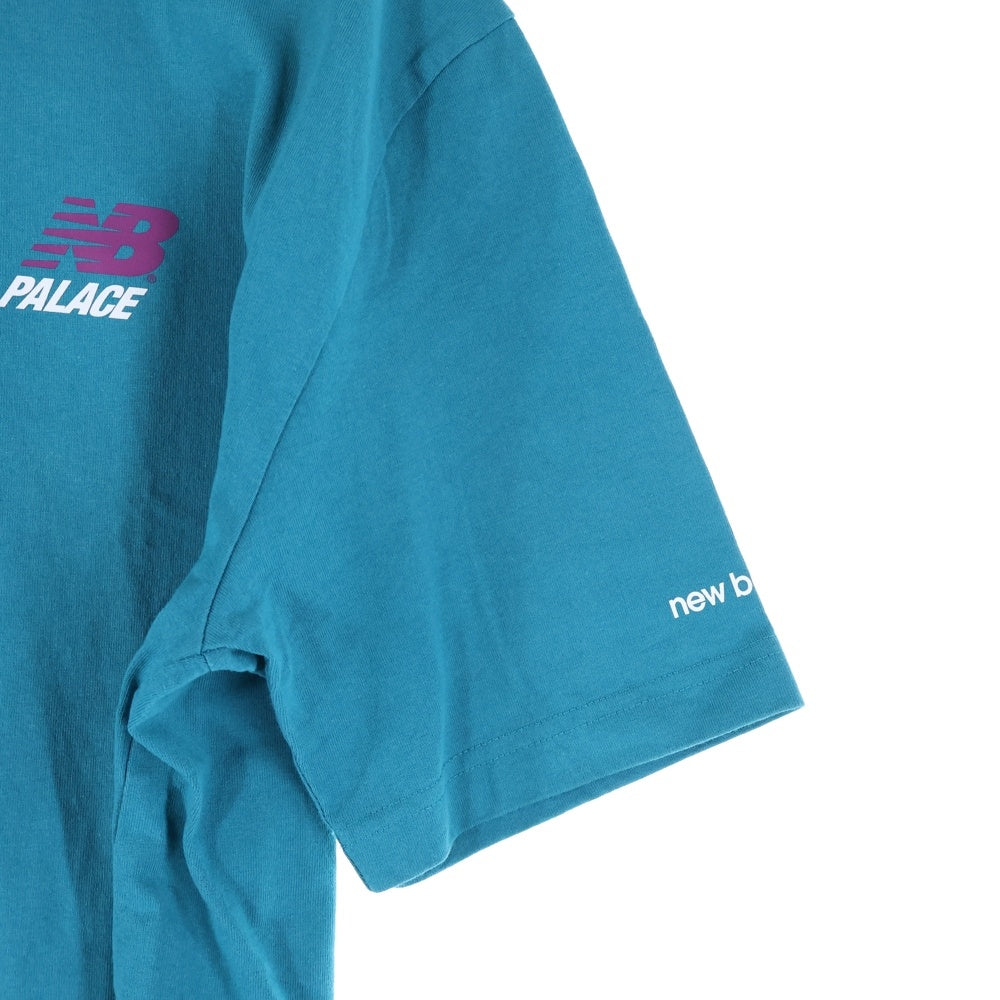 Palace Skateboards(パレススケートボーズ) ×New Balance フロントロゴ 半袖Tシャツカットソー ブルー