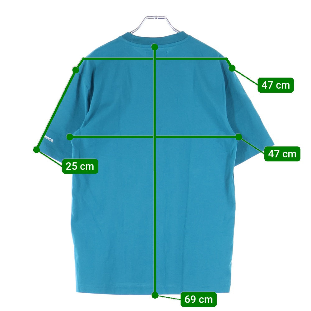 Palace Skateboards(パレススケートボーズ) ×New Balance フロントロゴ 半袖Tシャツカットソー ブルー