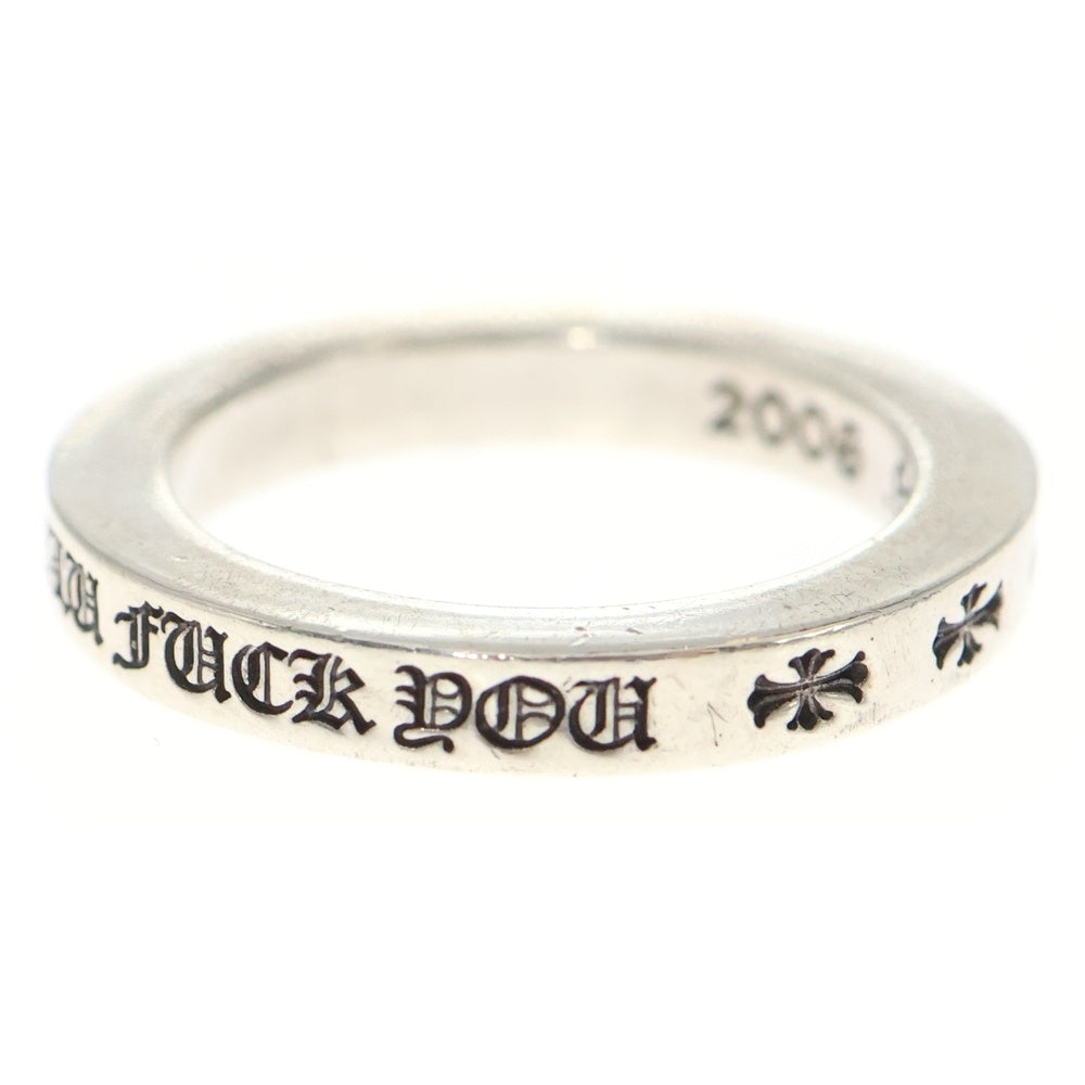 CHROME HEARTS(クロムハーツ) 3mm SPACER FUCKYOU ホノルル限定 3mmスペーサーファックユー シルバーリング シルバー BCA395