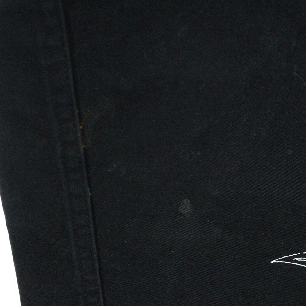 HUF(ハフ) ×The Smashing Pumpkins ザ・スマッシング パンプキンズ グラフィティアート プリント チノパンツ ブラック