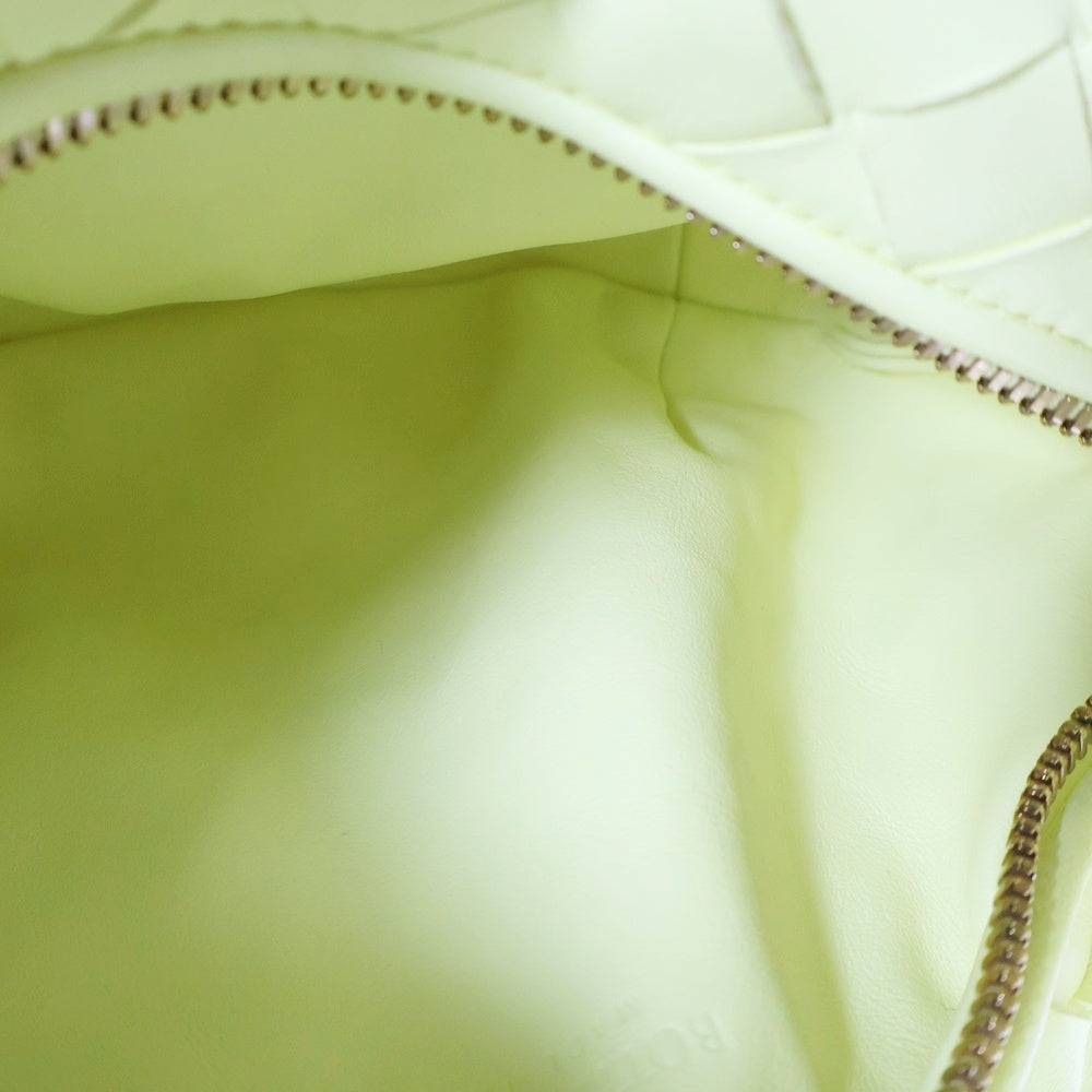BOTTEGA VENETA(ボッテガヴェネタ) ミニ ジョディ レザー イントレチャート ハンドバッグ イエロー レディース 651876