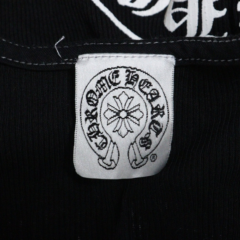 CHROME HEARTS(クロムハーツ) OLD Taipei FUCK YOU T-BAR TANK TOP オールドモデル 台湾限定 ファックユー Tバー バックホースシュープリント タンクトップ ノースリーブ ブラック
