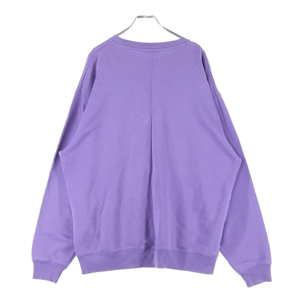 Acne Studios(アクネ ストゥディオズ) FORBA FACE クルーネックスウェットトレーナー パープル FA-UX-SWEA000010