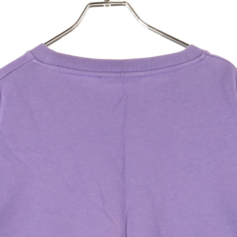 Acne Studios(アクネ ストゥディオズ) FORBA FACE クルーネックスウェットトレーナー パープル FA-UX-SWEA000010