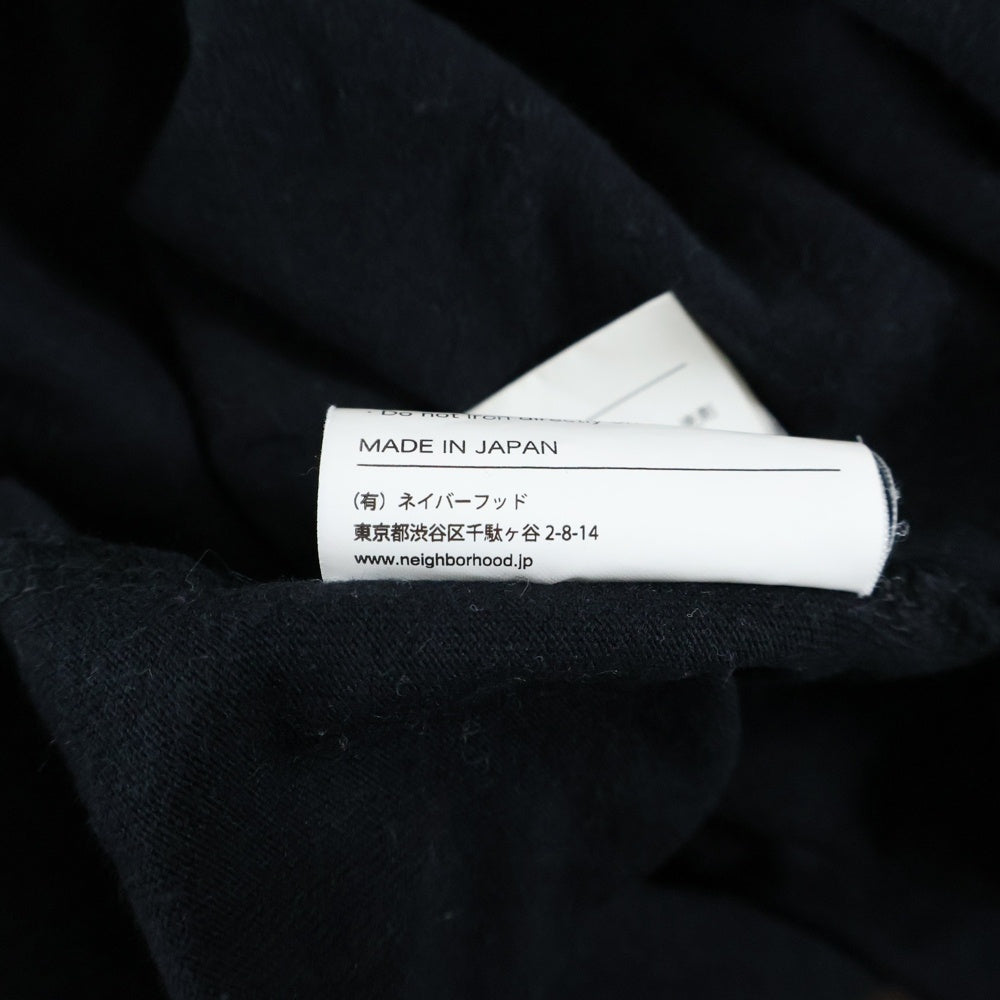 NEIGHBORHOOD(ネイバーフッド) 20SS クラシックロゴ 両面プリント 半袖Tシャツ カットソー ブラック