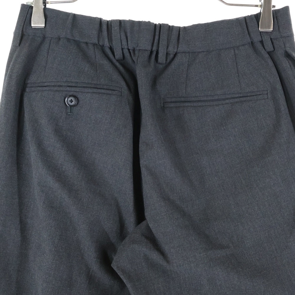 STUDIOUS(ステュディオス) ポリエステル スラックス パンツ グレー 100340005