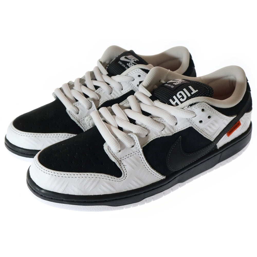 NIKE(ナイキ) ×TIGHTBOOTH DUNK LOW PRO QS BLACK AND WHITE タイトブース ダンクロー ローカットスニーカー ブラック/ホワイト US9/27cm FD2629-100