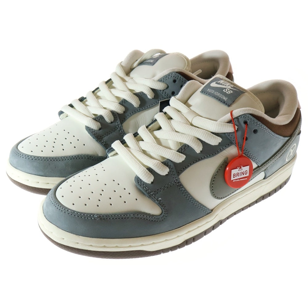 NIKE(ナイキ) ×YUTO HORIGOME DUNK LOW PRO QS 堀米雄斗 ダンク プロ クイックストライク ローカットスニーカー ホワイト/グレー US9/27cm FQ1180-001