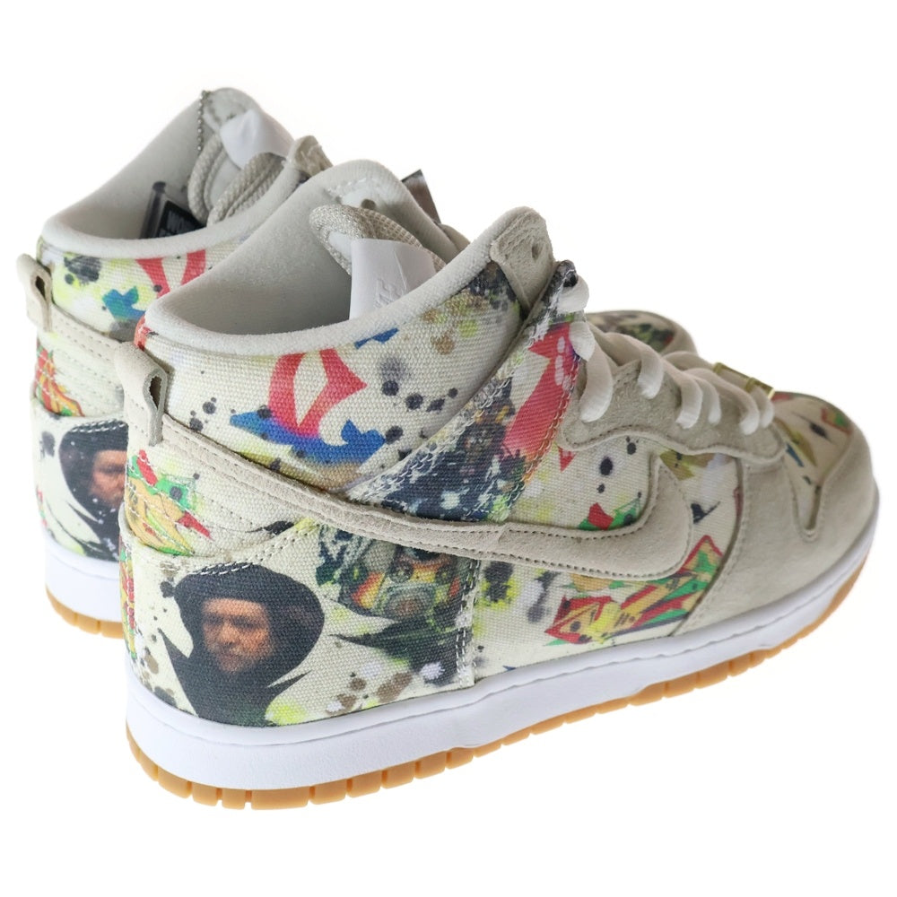 NIKE(ナイキ) 23AW×DUNK HIGH OG QS Rammellzee シュプリーム ダンク ラメルジー ハイカットスニーカー シューズ ホワイト/マルチ US9/27cm FD8779-100