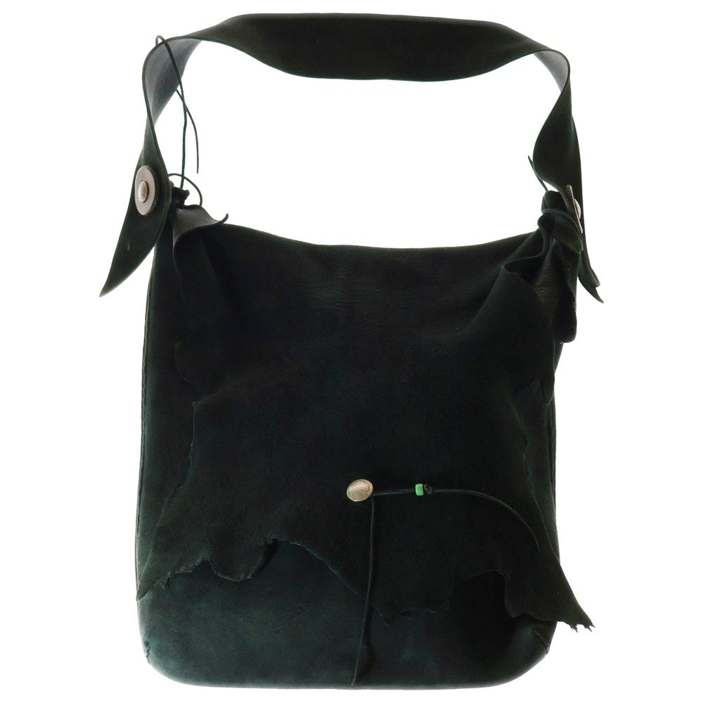 goro's(ゴローズ) 5セントコンチョ付き ディアスキン ショルダーバッグ M ブラック