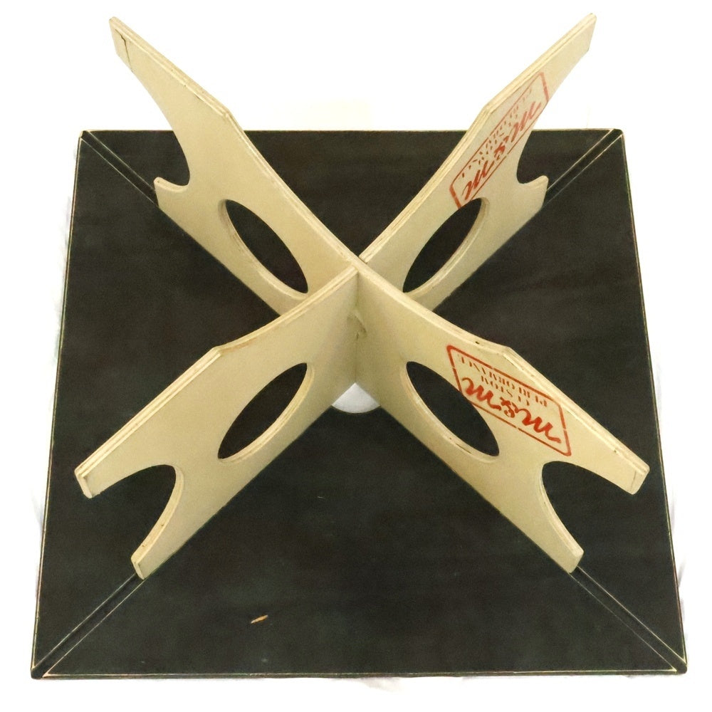 m&m(エムアンドエム) Low Table 3ピース カスタム ペイント ウッド ローテーブル ブラック/ベージュ