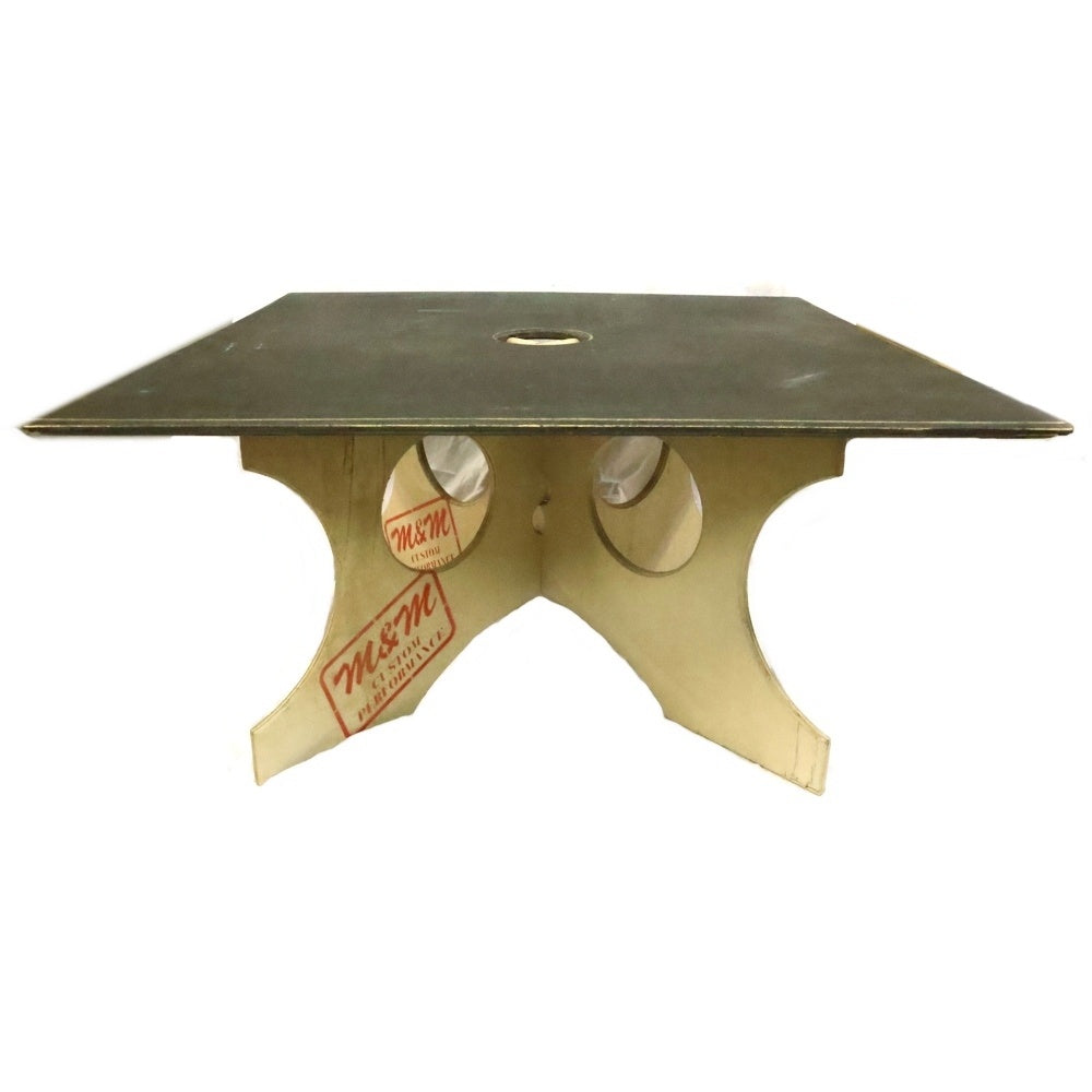 m&m(エムアンドエム) Low Table 3ピース カスタム ペイント ウッド ローテーブル ブラック/ベージュ