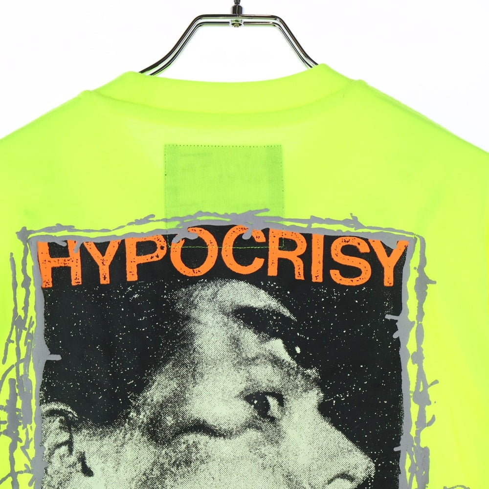 Palace Skateboards(パレススケートボーズ) 20SS ×アナーキック・アジャストメント ヒポクラシー L/S Tee 有刺鉄線 長袖Tシャツ イエロー