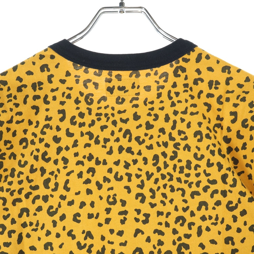 SUPREME(シュプリーム) 16SS Leopard Pocket TEE レオパード ブロンドポケット クルーネック 半袖Tシャツ カットソー ブラウン