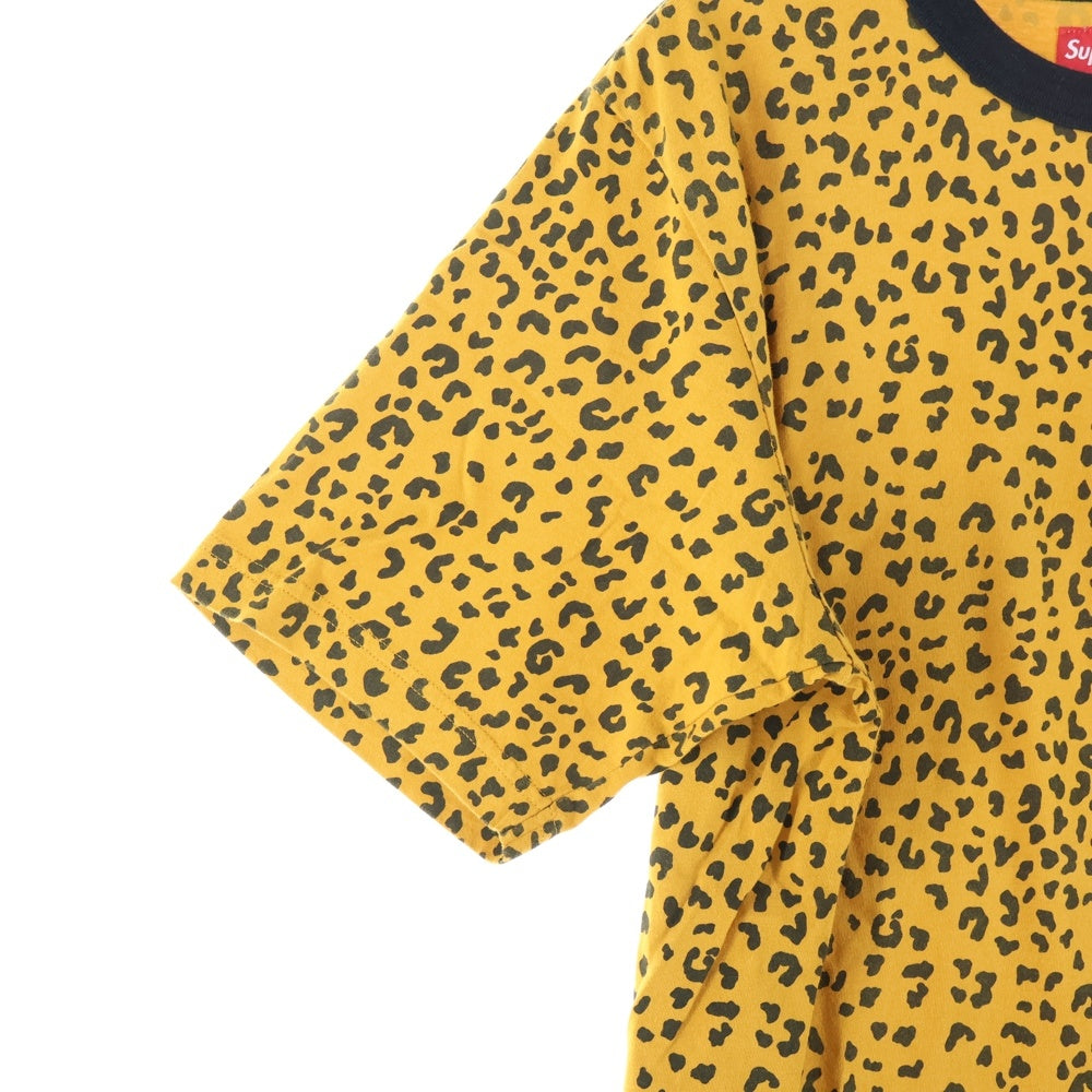 SUPREME(シュプリーム) 16SS Leopard Pocket TEE レオパード ブロンドポケット クルーネック 半袖Tシャツ カットソー ブラウン