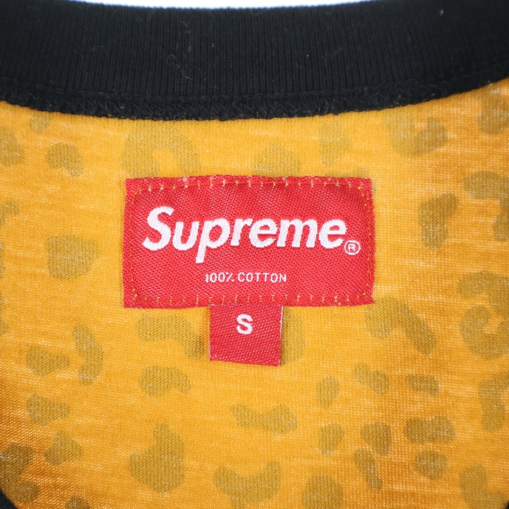 SUPREME(シュプリーム) 16SS Leopard Pocket TEE レオパード ブロンドポケット クルーネック 半袖Tシャツ カットソー ブラウン