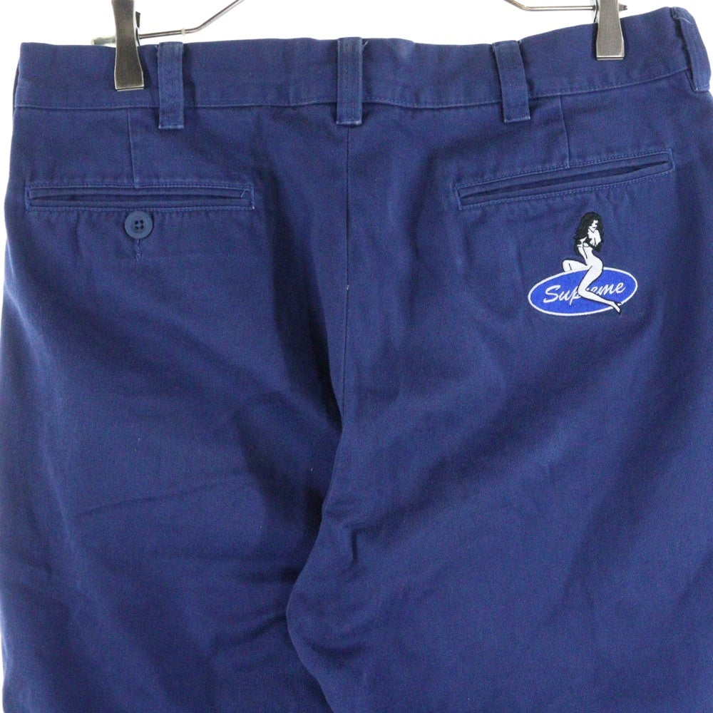 SUPREME(シュプリーム) 23AW Pin Up Chino Pant ピンアップ チノパンツ ネイビー