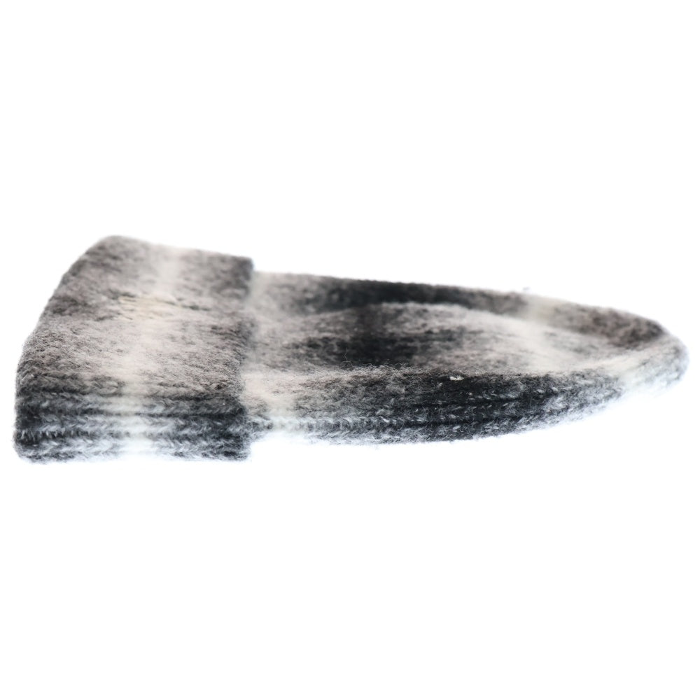 STUSSY(ステューシー) CUFF BEANIE KNIT STRIPE ビーニー ブラック