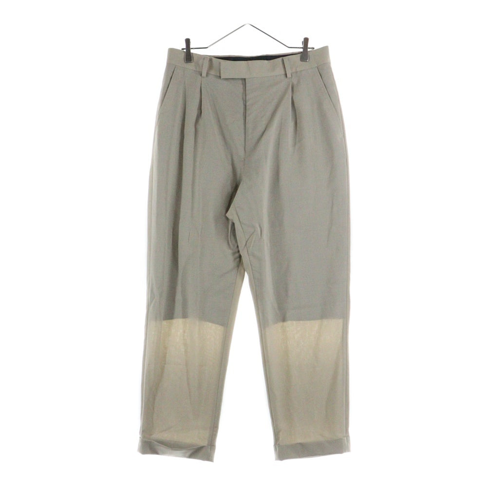 WACKO MARIA(ワコマリア) 23SS DORMEUIL PLEATED TROUSERS(TYPE-2)ドーメル 1タックトラウザーパンツ ベージュ