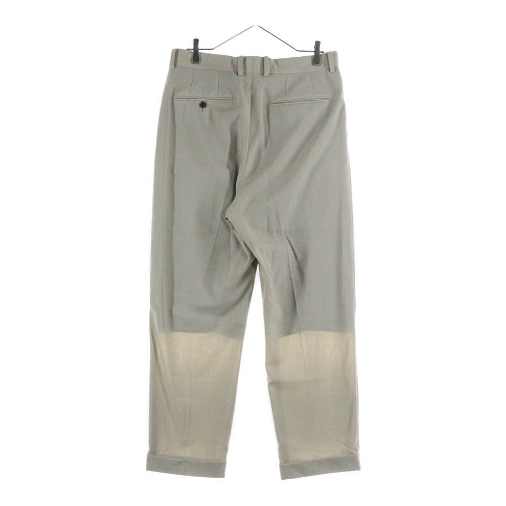 WACKO MARIA(ワコマリア) 23SS DORMEUIL PLEATED TROUSERS(TYPE-2)ドーメル 1タックトラウザーパンツ ベージュ