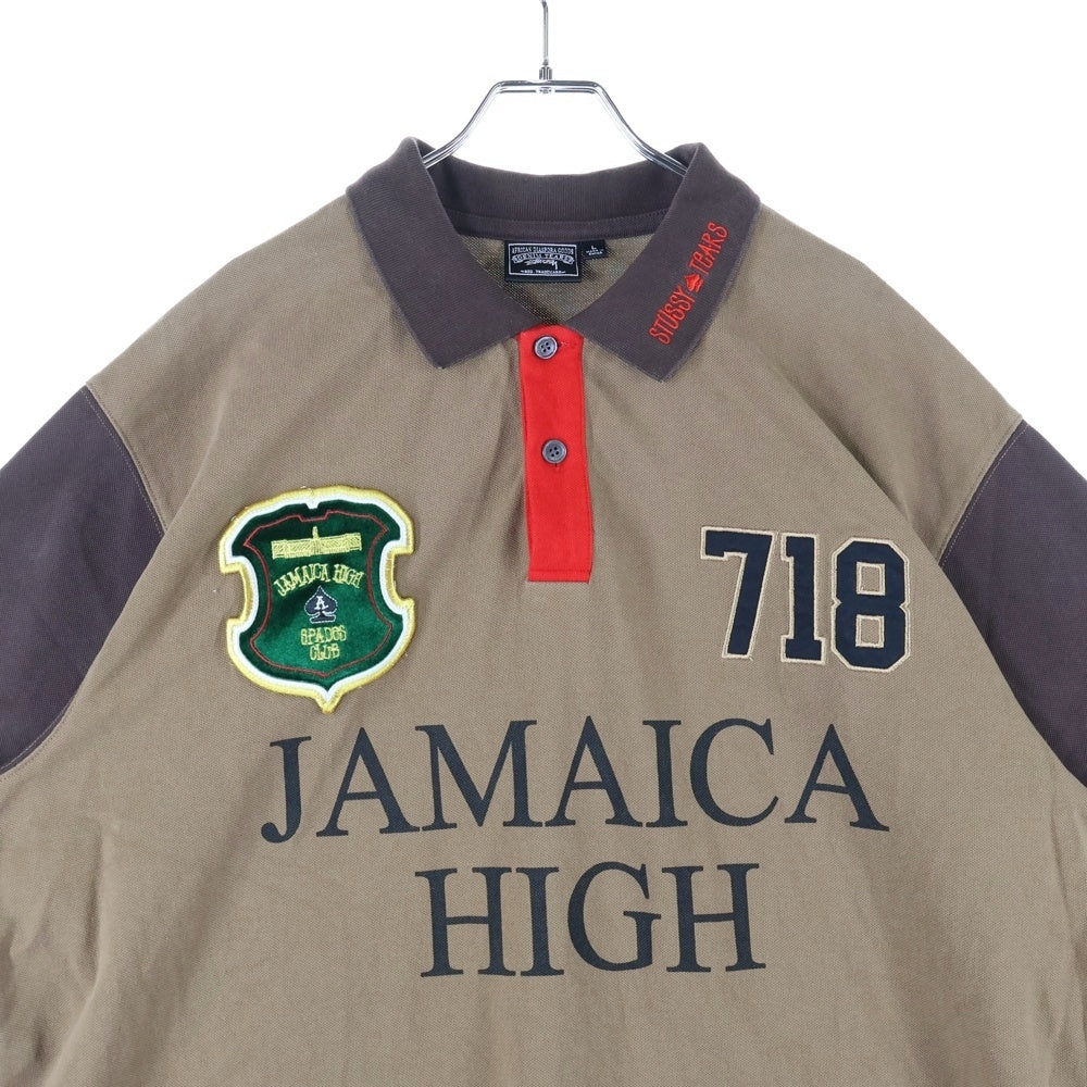 STUSSY(ステューシー) ×DENIM TEARS DT PIQUE POLO 半袖ポロシャツ