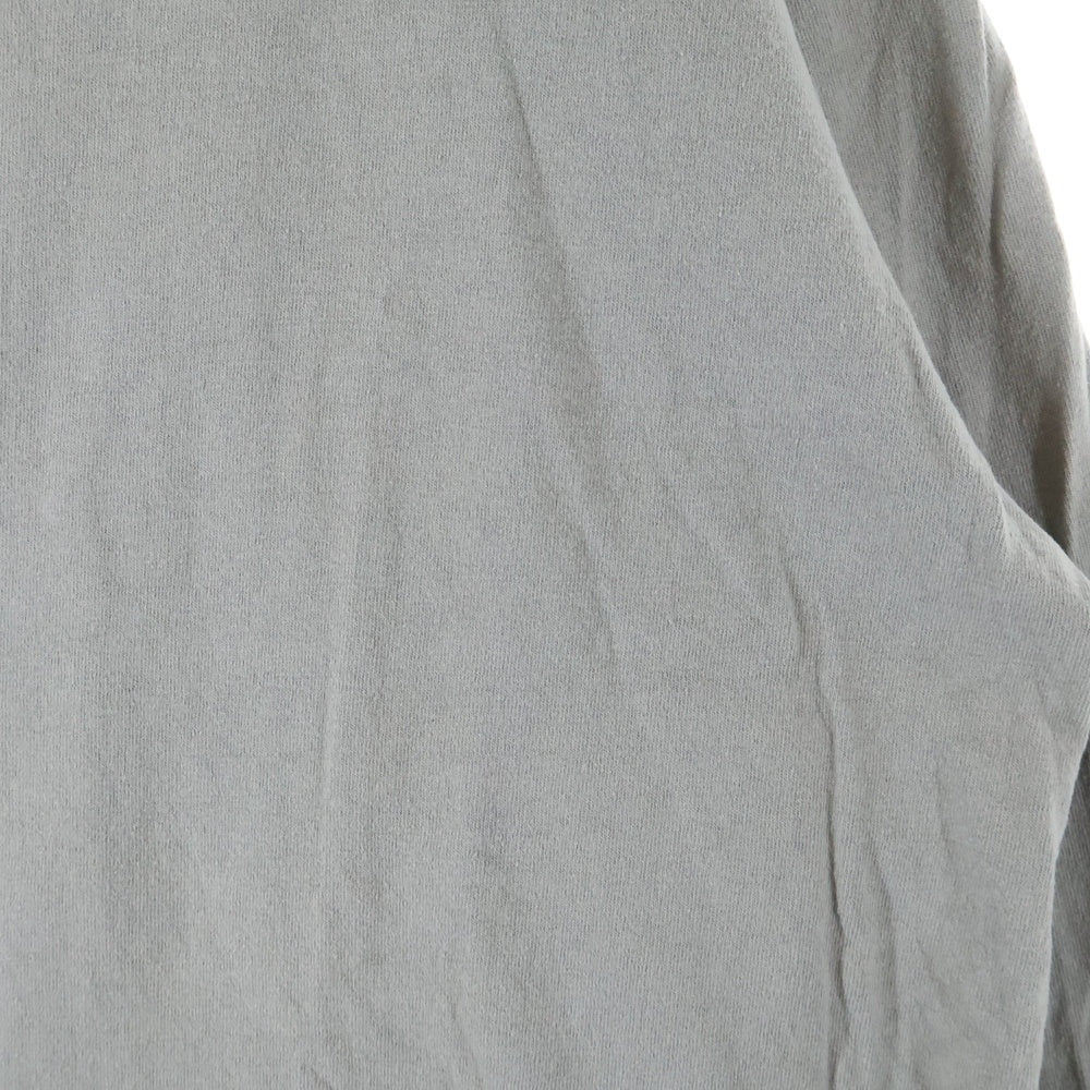 NOAH(ノア) ロゴ プリント 長袖Tシャツ ロンT カットソー グレー
