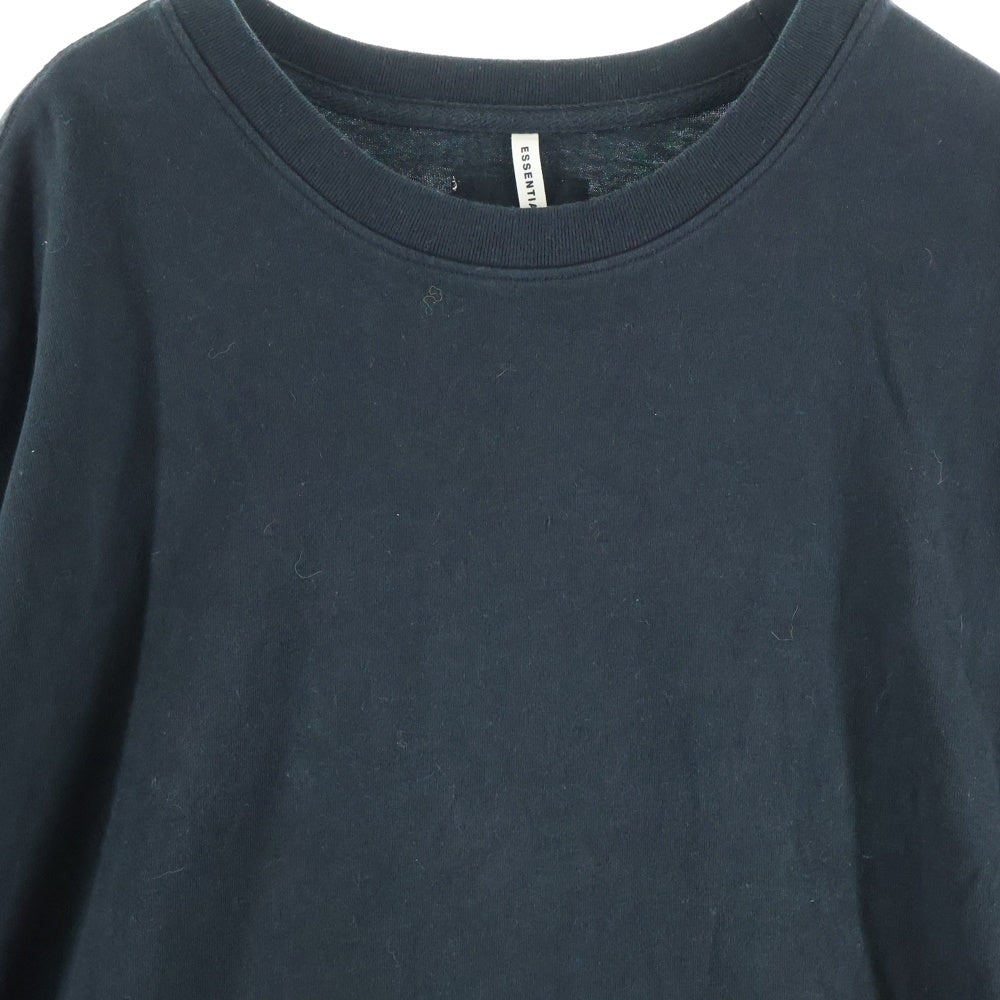 ESSENTIALS FEAR OF GOD(エッセンシャル フィアオブゴッド) 無地 プルオーバー クルーネック半袖Tシャツ カットソー ブラック