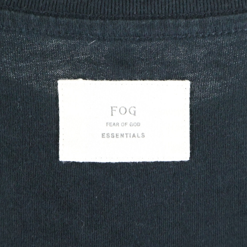 ESSENTIALS FEAR OF GOD(エッセンシャル フィアオブゴッド) 無地 プルオーバー クルーネック半袖Tシャツ カットソー ブラック