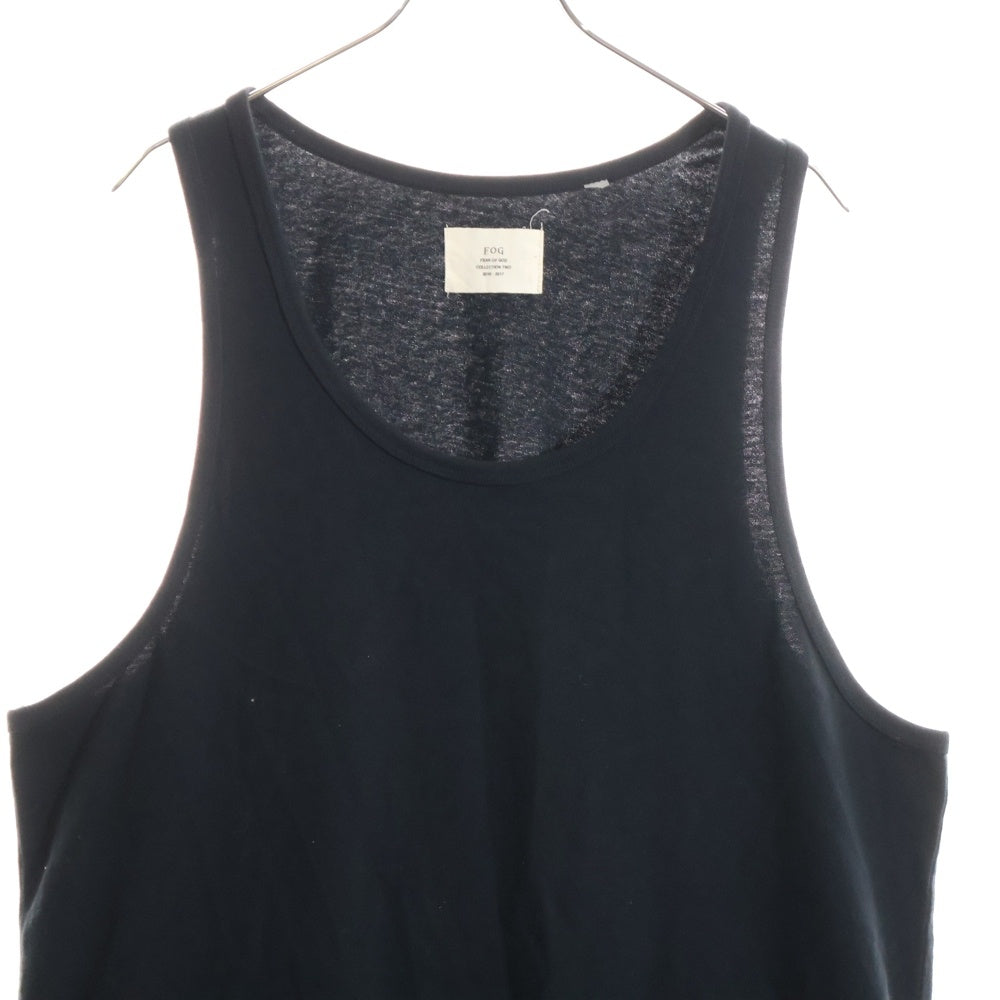 ESSENTIALS FEAR OF GOD(エッセンシャル フィアオブゴッド) ノースリーブ タンクトップ ブラック