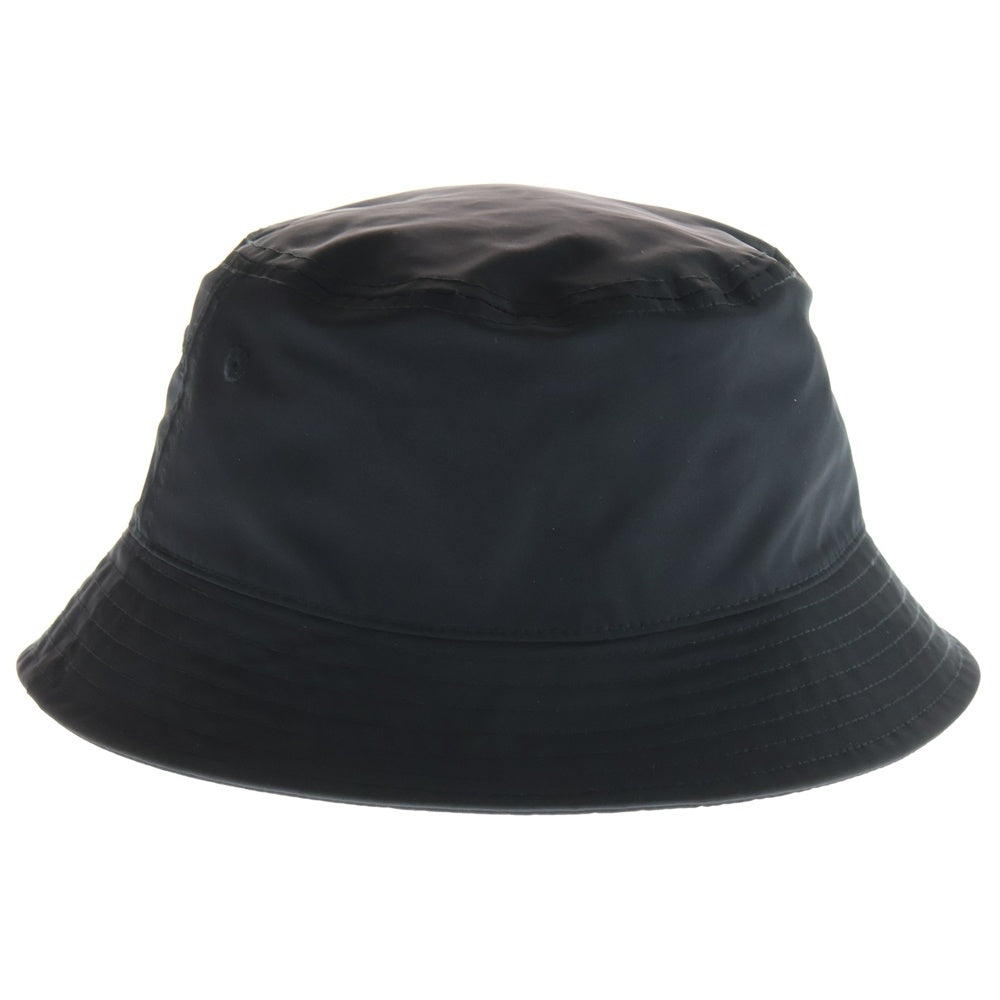 EMPORIO ARMANI(エンポリオアルマーニ) ロゴプリント バケットハット ブラック BQHA01