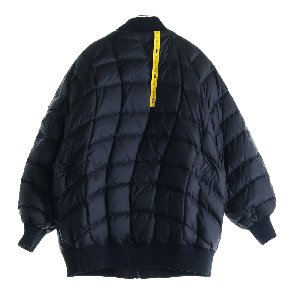 MONCLER(モンクレール) 23AW × adidas GENIUS SEELOS GIUBBOTTO アディダス ジーニアス 総柄 リバーシブル ナイロン ダウンジャケット ブラック I209S1A00015 M2448