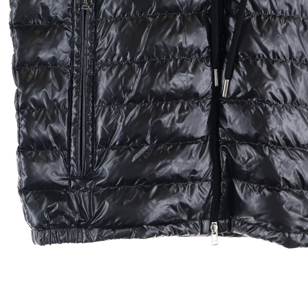 MONCLER(モンクレール) 23SS AKAISHI GILET メタリックナイロン ダウンベスト フーディー ブラック I10911A00059 596J9
