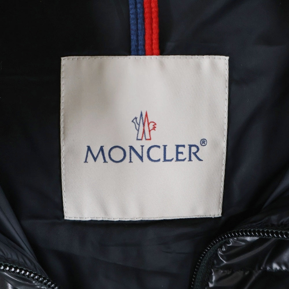 MONCLER(モンクレール) 23SS AKAISHI GILET メタリックナイロン ダウンベスト フーディー ブラック I10911A00059 596J9