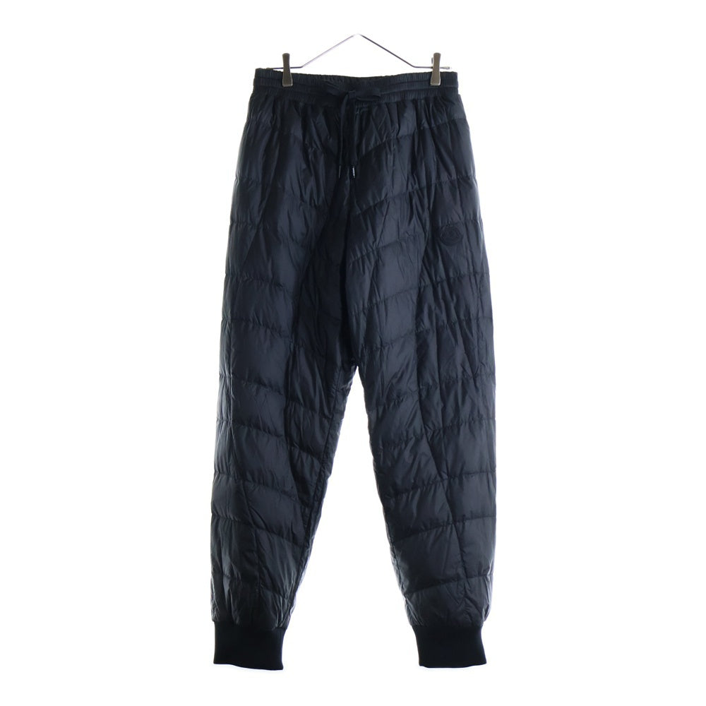 MONCLER(モンクレール) 23AW × adidas PANTALONE PANTS アディダス 総柄 パンタローネ リバーシブル ナイロンパンツ ブラック I209S2A00003 M2448