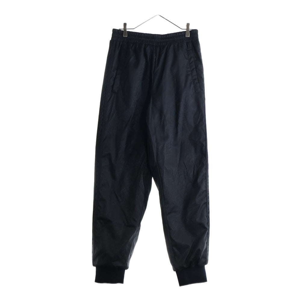 MONCLER(モンクレール) 23AW × adidas PANTALONE PANTS アディダス 総柄 パンタローネ リバーシブル ナイロンパンツ ブラック I209S2A00003 M2448