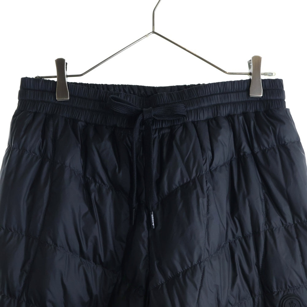 MONCLER(モンクレール) 23AW × adidas PANTALONE PANTS アディダス 総柄 パンタローネ リバーシブル ナイロンパンツ ブラック I209S2A00003 M2448