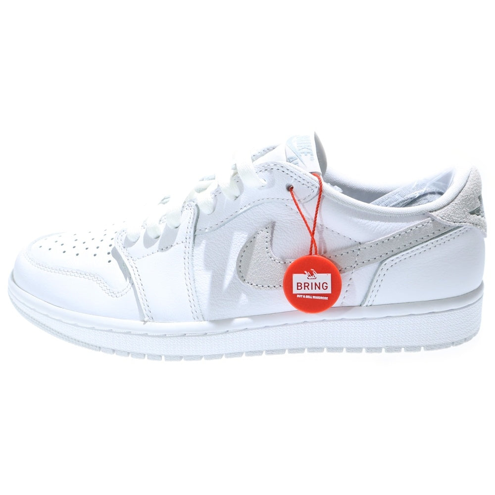 NIKE(ナイキ) IR JORDAN 1 LOW OG NEUTRA GREY エアジョーダン 1 ニュートラル グレー ローカットスニーカー ホワイト US9.5/27.5cm CZ0790-100