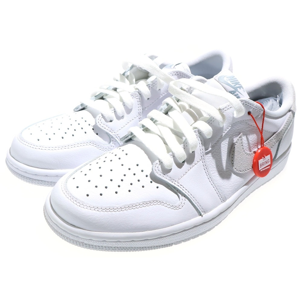 NIKE(ナイキ) IR JORDAN 1 LOW OG NEUTRA GREY エアジョーダン 1 ニュートラル グレー ローカットスニーカー ホワイト US9.5/27.5cm CZ0790-100