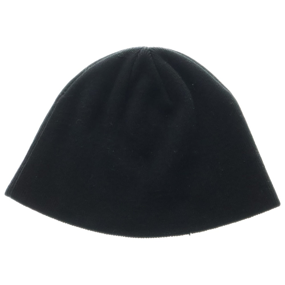 STUSSY(ステューシー) 00s OLD STUSSY オールドステューシー 銀タグ グラフィックプリント ニットビーニー 帽子 ブラック