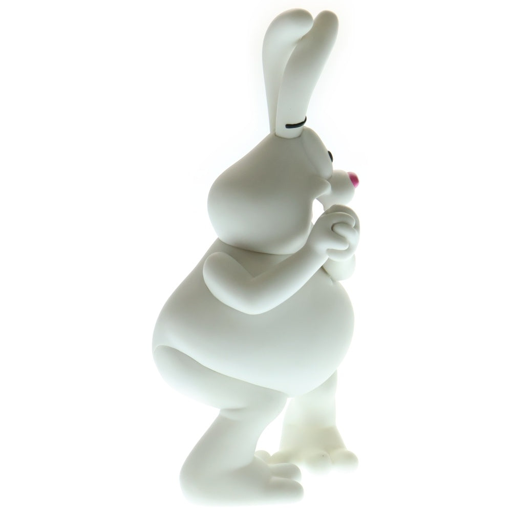 Ron English(ロン・イングリッシュ) × POPAGANDA Cereal Killers Tricky The Obese Rabbit ポップアガンダ シリアルキラー シリーズ トリッキー ザ オビス ラビット フィギュア ホワイト