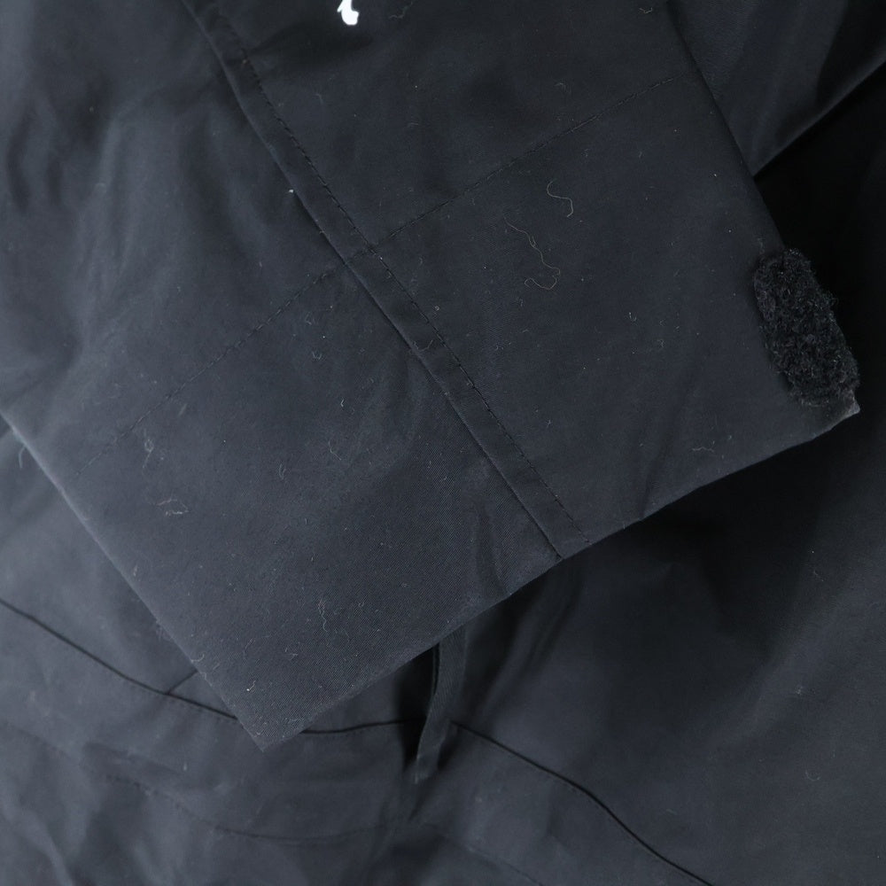 MONCLER(モンクレール) 21AW WZIP ARAKAWA GIUBBOTTO ジーニアス フード付き ロゴワッペン ロング ダウンコート ジャケット ブラック G20921C00004 53694