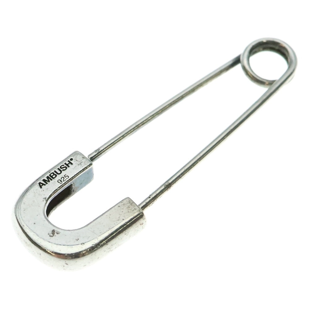 AMBUSH(アンブッシュ) SAFETY PIN EARRING セーフティーピン ピアス シルバー