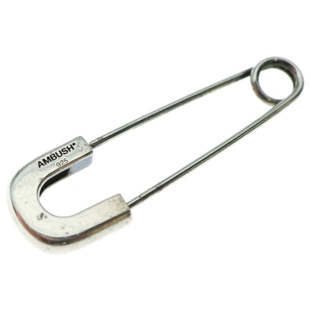 AMBUSH(アンブッシュ) SAFETY PIN EARRING セーフティーピン ピアス シルバー