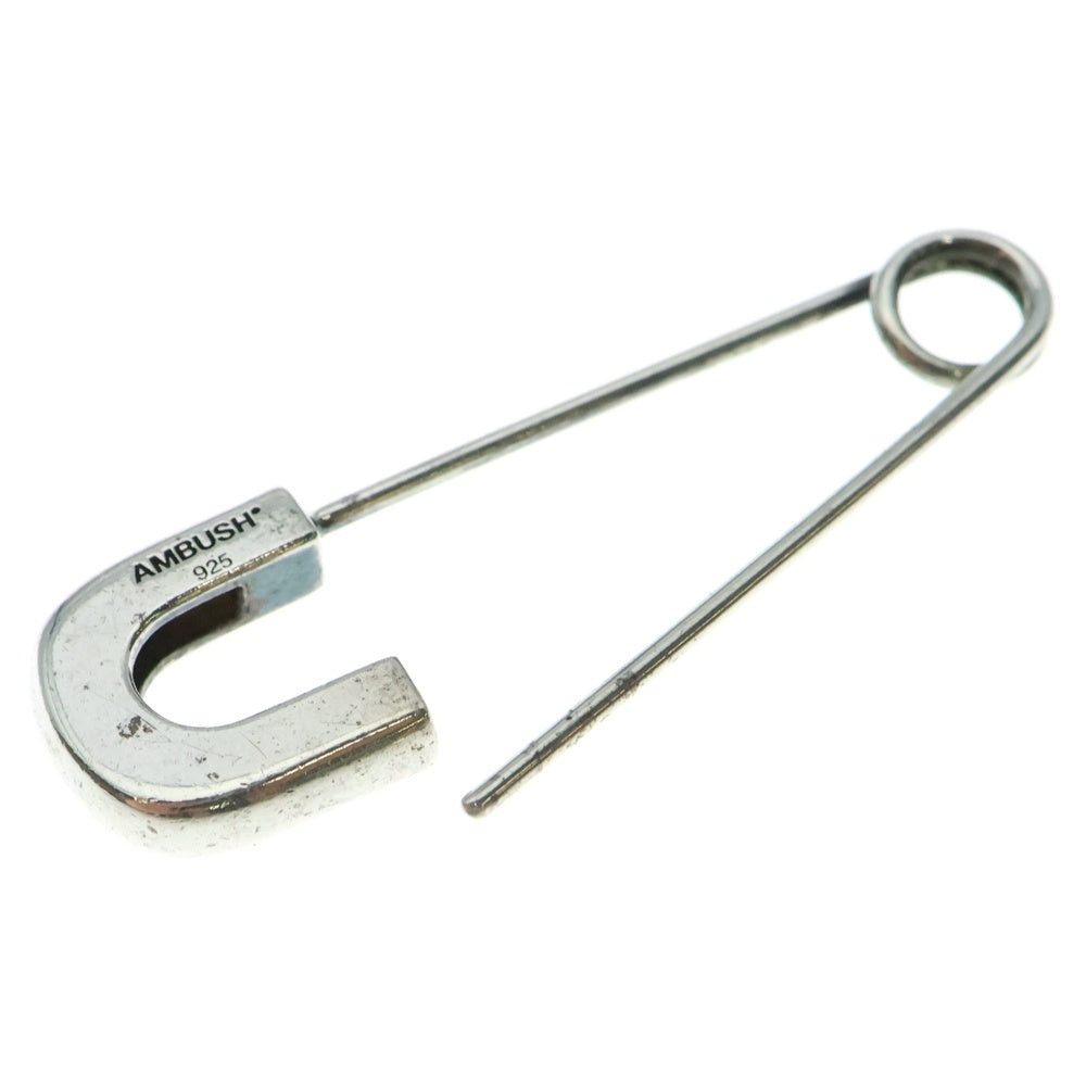 AMBUSH(アンブッシュ) SAFETY PIN EARRING セーフティーピン ピアス シルバー