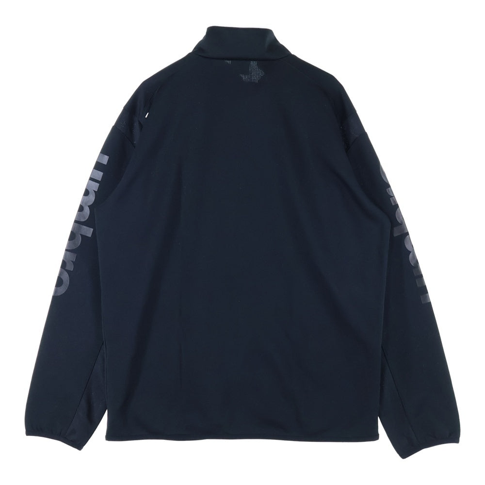 UMBRO(アンブロ) ジップアップ トラック ハイブリッドジャージジャケット ブラック UCS2643