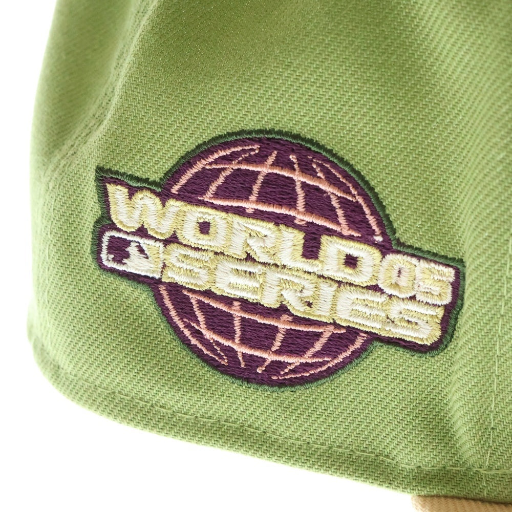 NEW ERA(ニューエラ) Chicago White Sox 59FIFTY Thermal Front ホワイトソックス サイド刺繍 ベースボールキャップ ホワイト/ピンク/グリーン