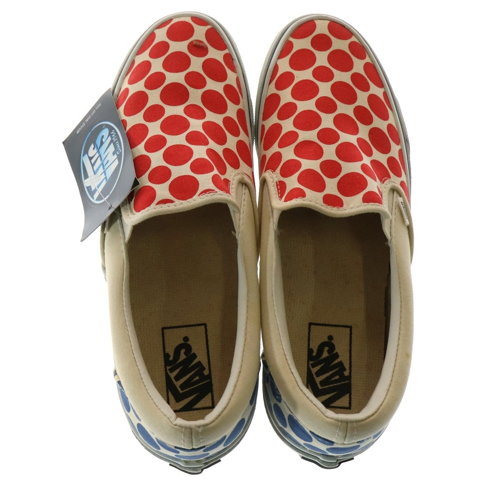 VANS(ヴァンズ) × UNDERCOVER CLASSIC SLIP-ON DOT V98-J670 アンダーカバー ドット柄 スリッポン ローカットスニーカー レッド US10/28cm