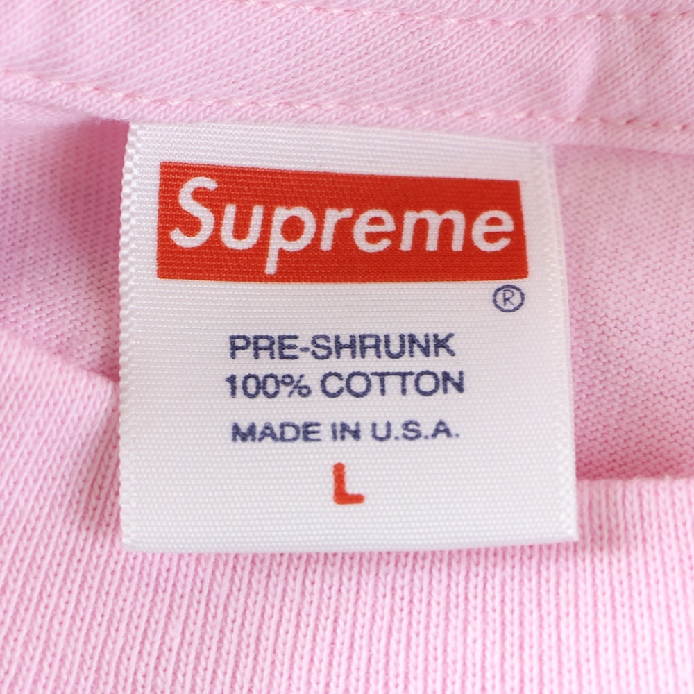 SUPREME(シュプリーム) 20SS Sacred Unique L/S Tee セイクリッド ユニーク ロングスリーブ クルーネック 長袖Tシャツ カットソー ピンク